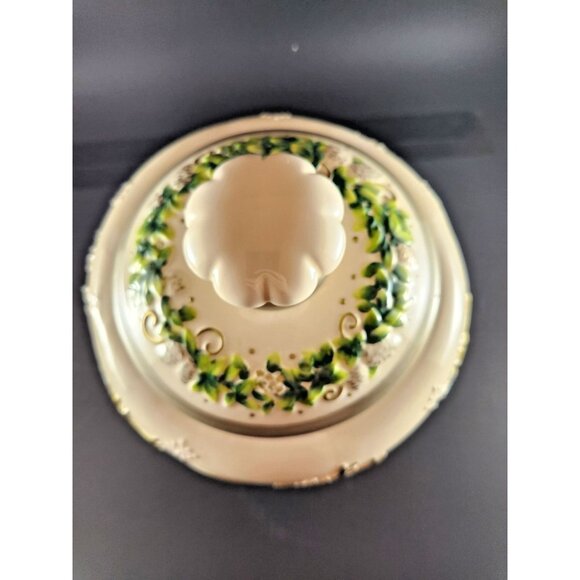 Cheryl & Company Christmas Cookie Jar Gold Silver Reindeer Decor 9"H - Picture 3 of 6